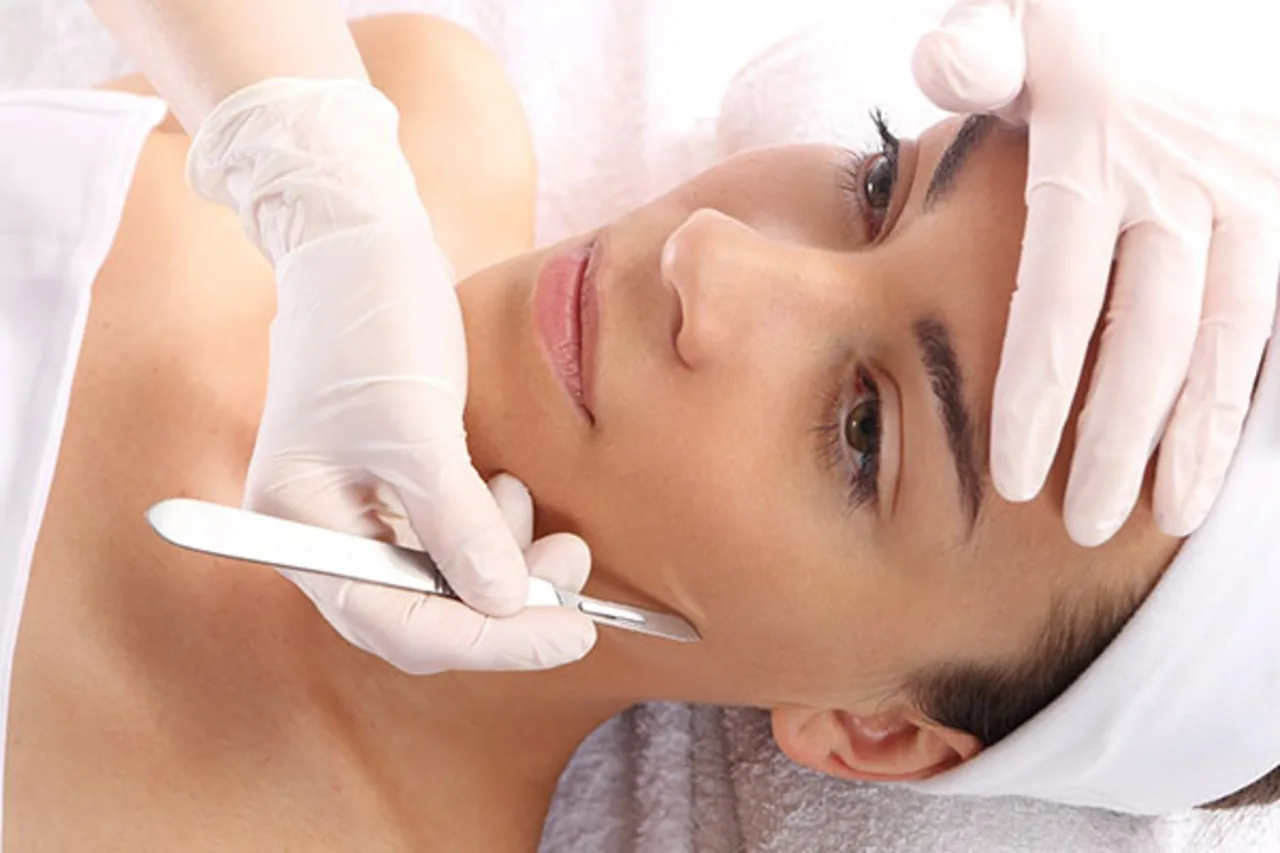 Facial treatment at Gimme Sugars Oklahoma City
